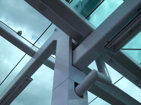 CLAPHAM JUNCTION STATION - NEW PLATFORM CANOPIES